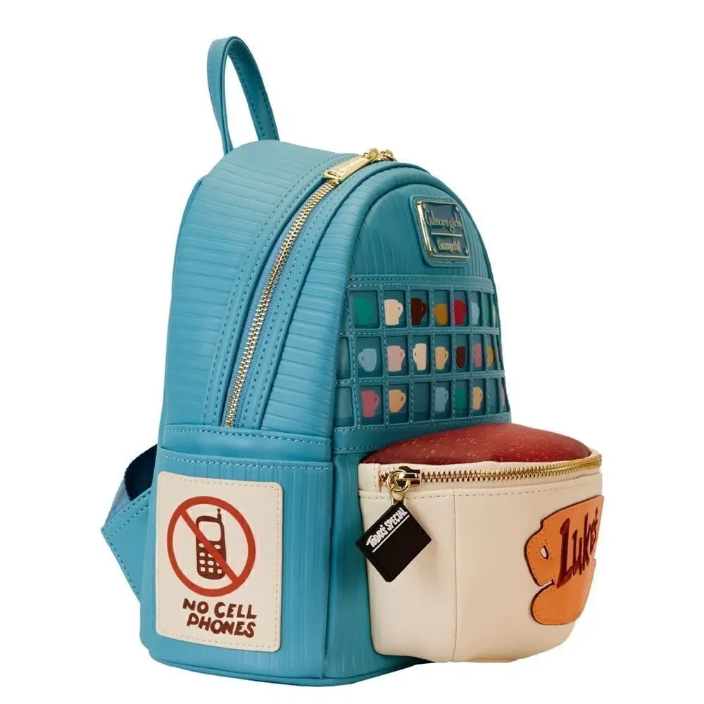 ☕️☕️Loungefly Gilmore Girls Lukes Diner Domed Coffee Cup Mini Backpack
